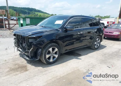 2014 Acura Mdx z USA, uszkodzony, nr VIN 5FRYD4H24EB026774